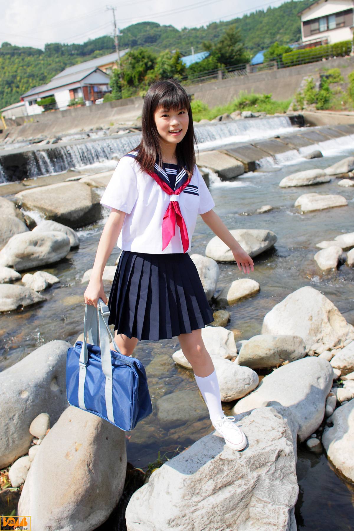 石川葵 Aoi Ishikawa Bomb.tv 日本美女制服写真